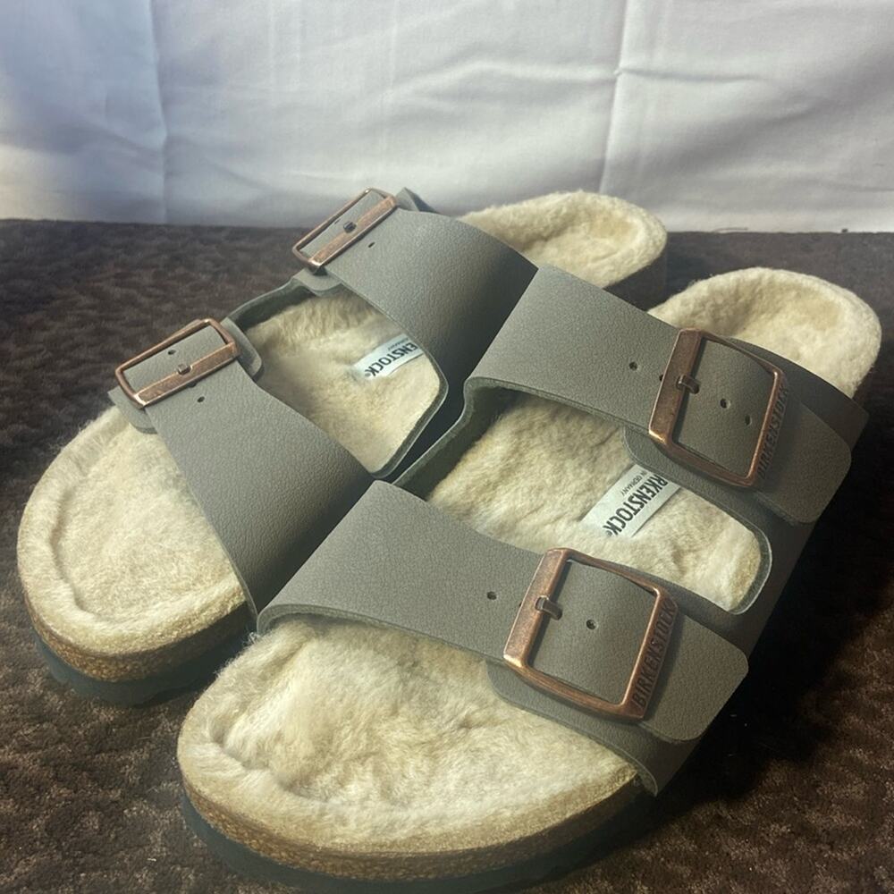 BIRKENSTOCK Arizona Shearling Footbed‎ Sandals
